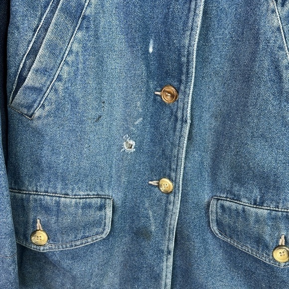 Vintage Cherokee Lined Denim Chore Rancher Jacket Size Medium - Picture 13 of 14